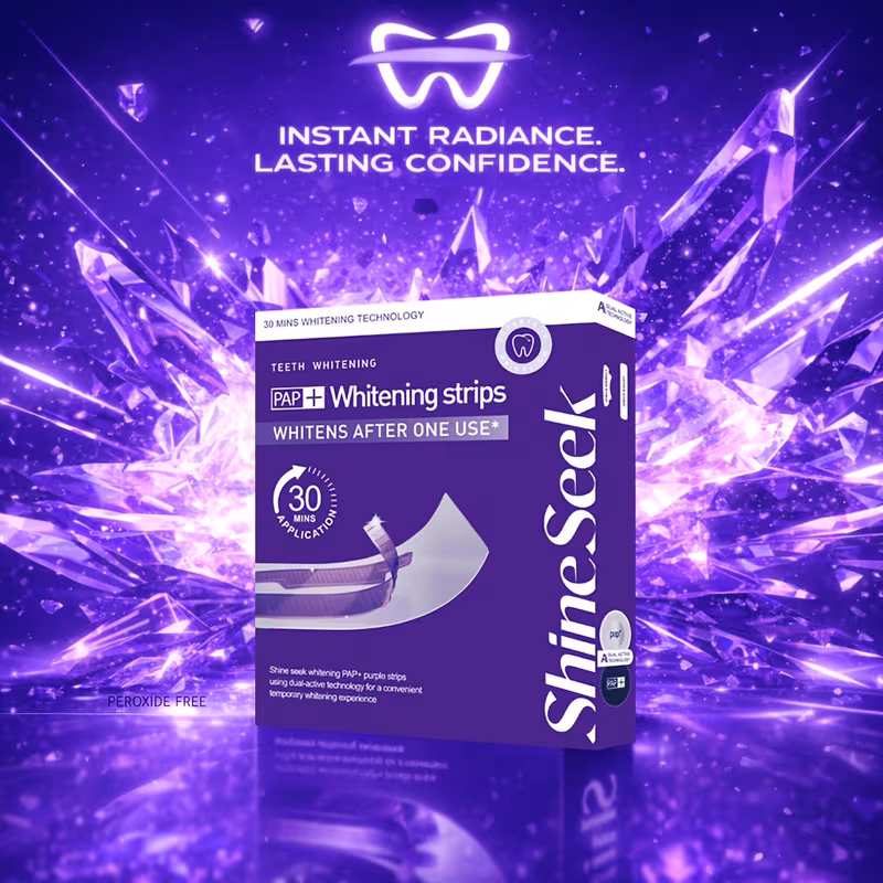 20pcs 10 pairs new formula purple pap and patches purple pap formula fast without damaging gums no gentle teeth suitable for party teeth showcasing Product details 0