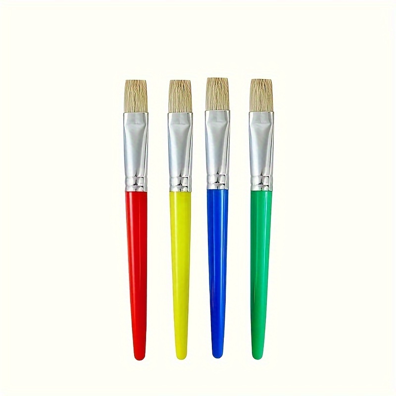 4pcs Artist Paintbrush Set for Tempera and Watercolor