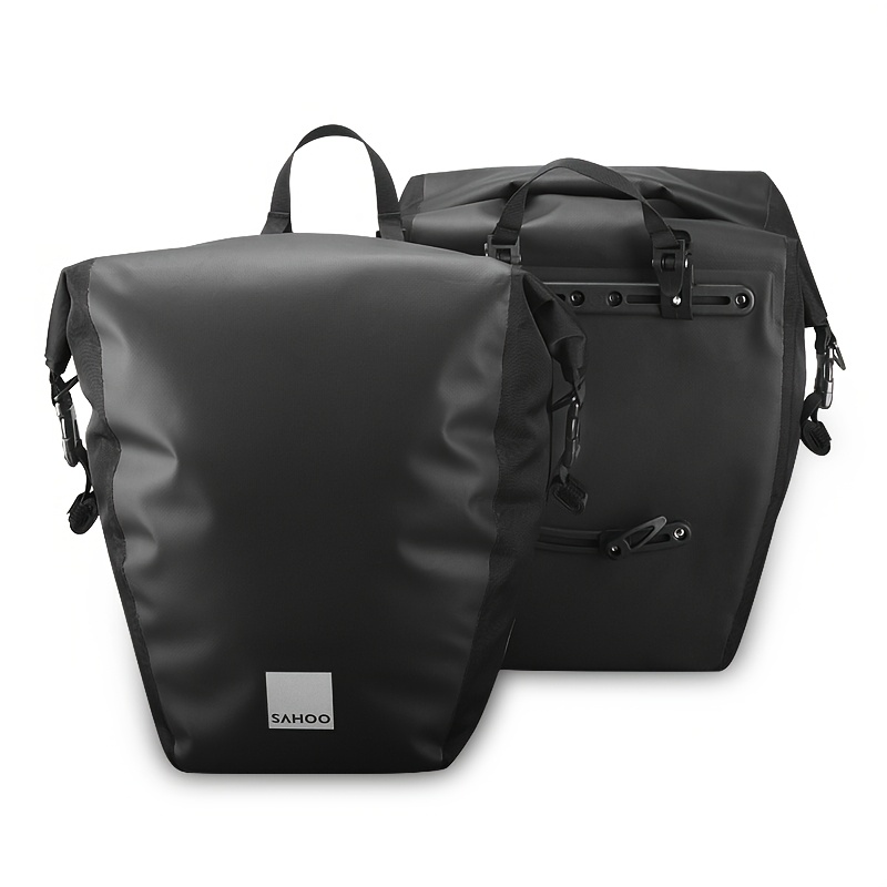 20L Bicycle Rear Rack Pannier Bag, Storage Bag for Road Cycling and Long-Distance Riding, Rainproof Waterproof Rack Bag