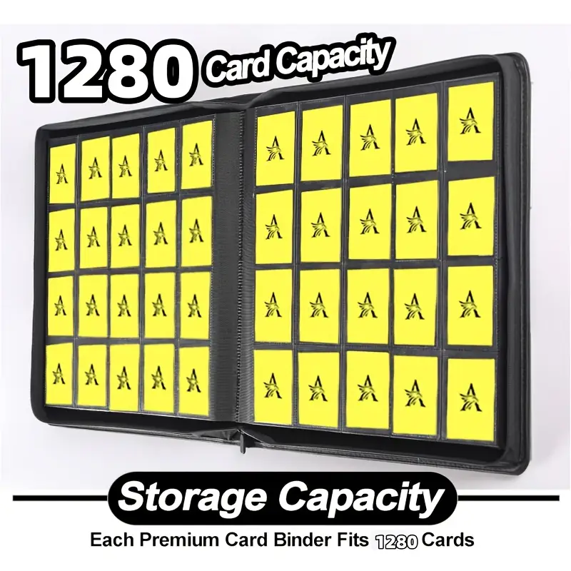1280 card binder Classeur Cartes Premium 4x5 1280 Emplacements | Playngrade Playngrade