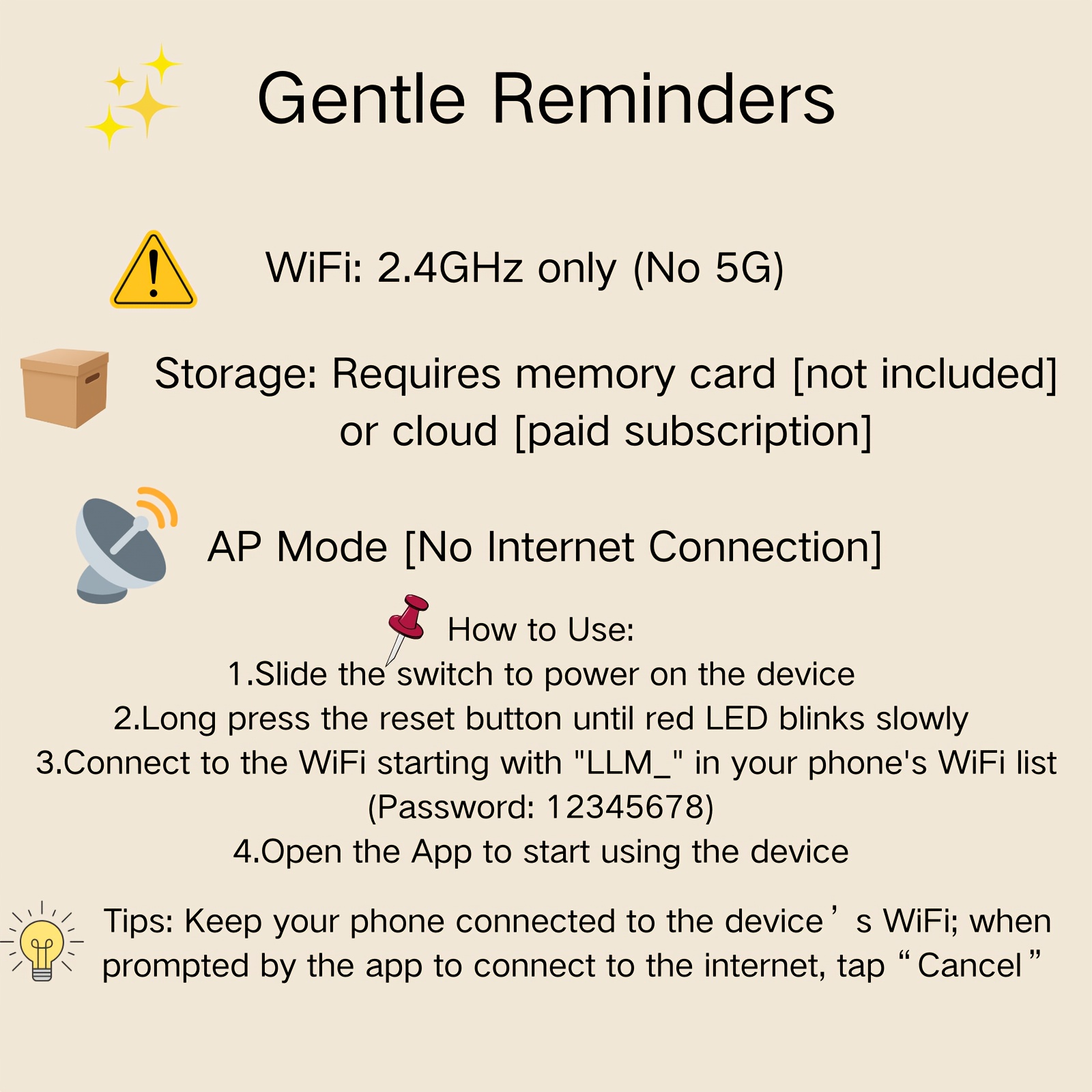 Une caméra de sécurité sans fil avec vision nocturne, détection de mouvement, un point d'accès AP intégré et une conception de batterie compacte à faible consommation d'énergie avec une autonomie en veille étendue, idéale pour la surveillance en temps réel de la maison, de la famille et de la sécurité des animaux de compagnie