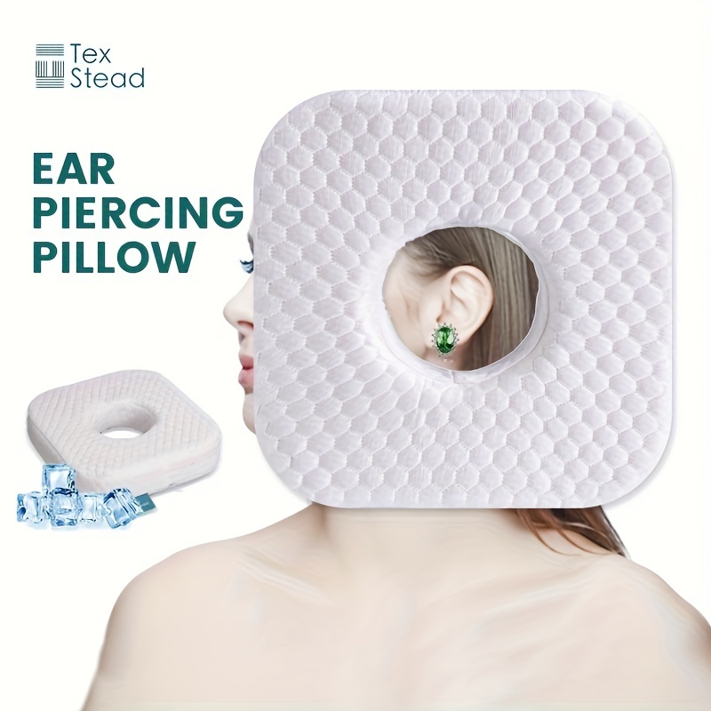 

1pc Ear Piercing Pillow For Side Sleepers, Pillow With An Ear Hole For Cnh And Ear Pain Ear Inflammation Pressure Sores, O-shaped Side Sleeping Pillow, Ear Guard Pillow