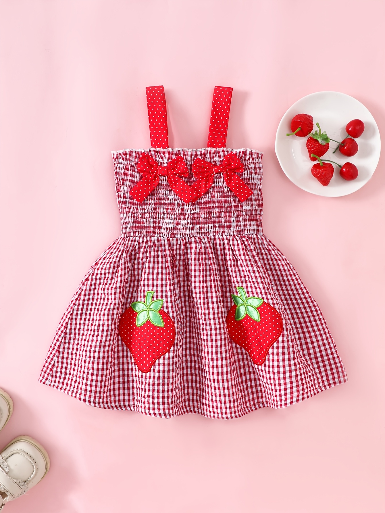 Bebé Niña Vestidos Con Tela De Cuadros Vestido Niña JULIANA