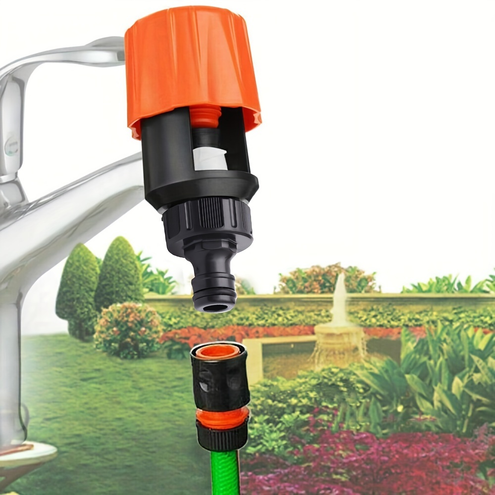 Tap To Garden Hose Pipe Connector Mixer Kitchen Tap Adapter Orange