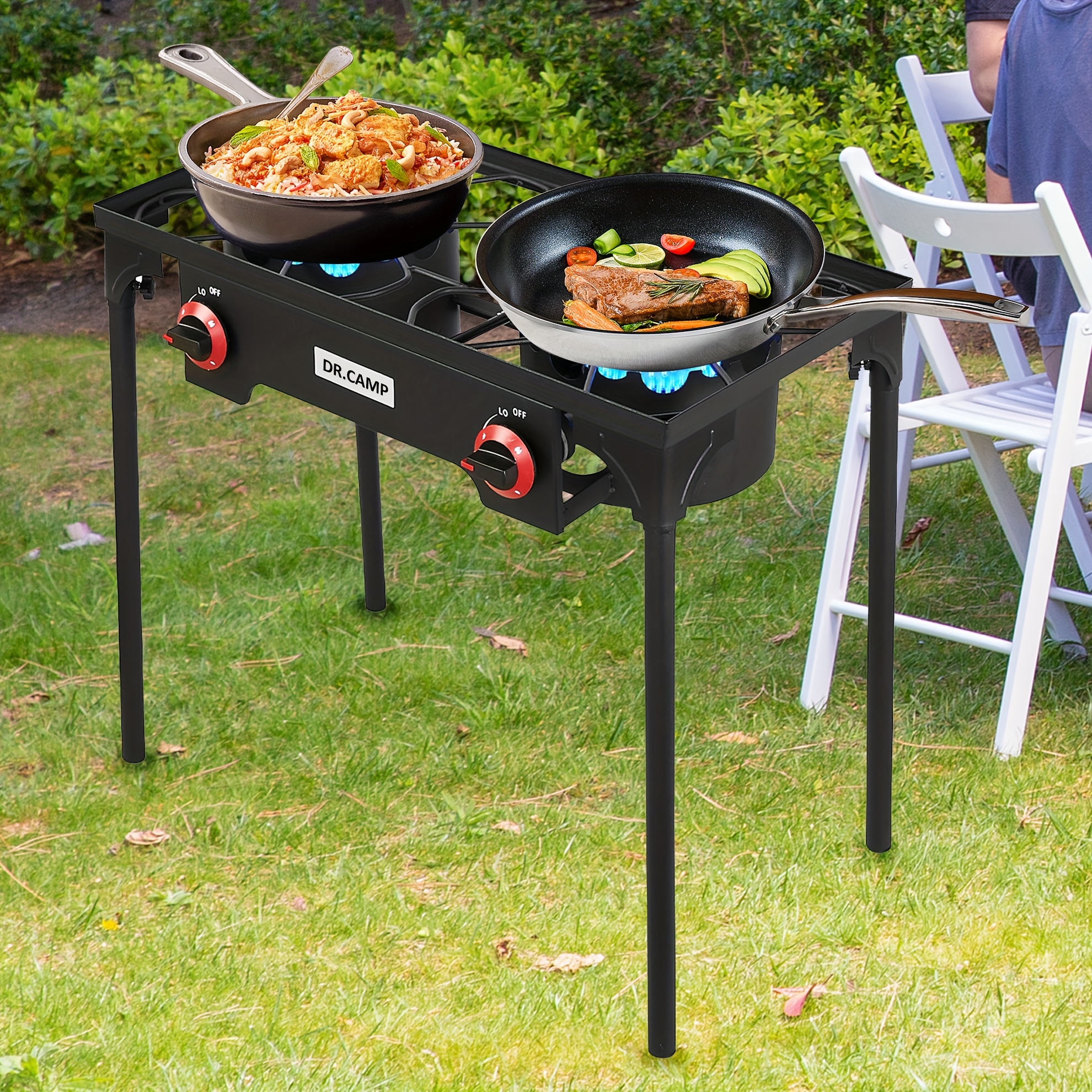 Wok Burner High Btu Outdoor Burner Coyote 60,000 BTU Built-In