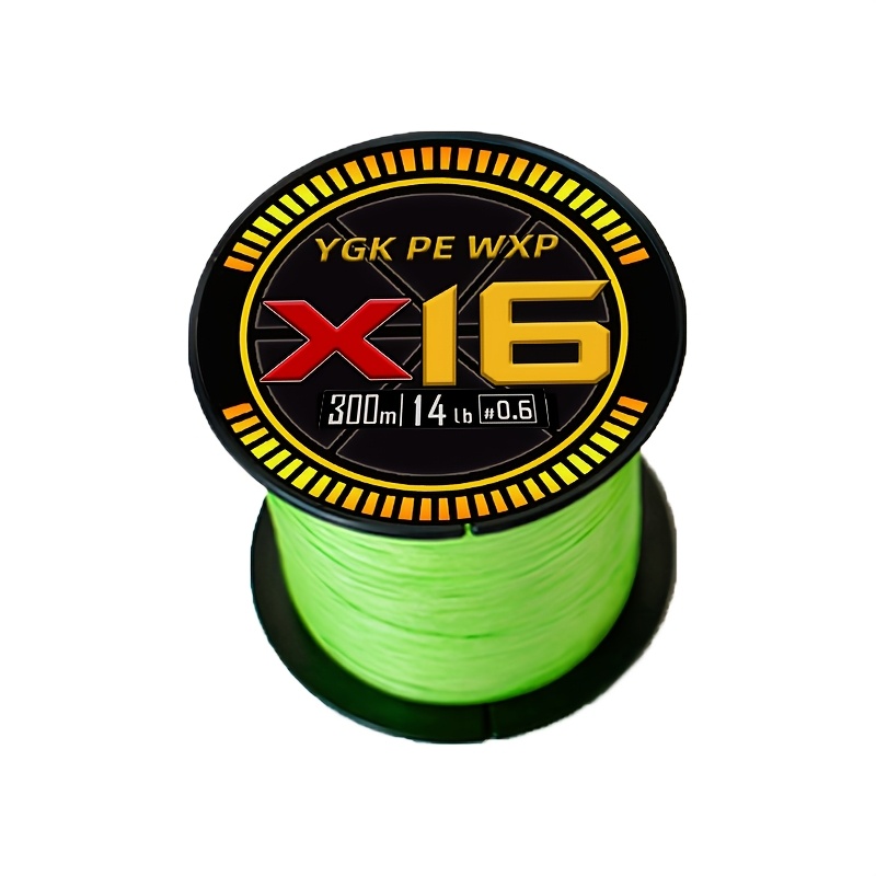 300m16 Braided Green Polyethylene Braided Line, Smooth Layer With High Wear Resistance, Not Easy To Break, Fast Cutting With Low Friction, Suitable For Casting Road, Sea And Fresh Water