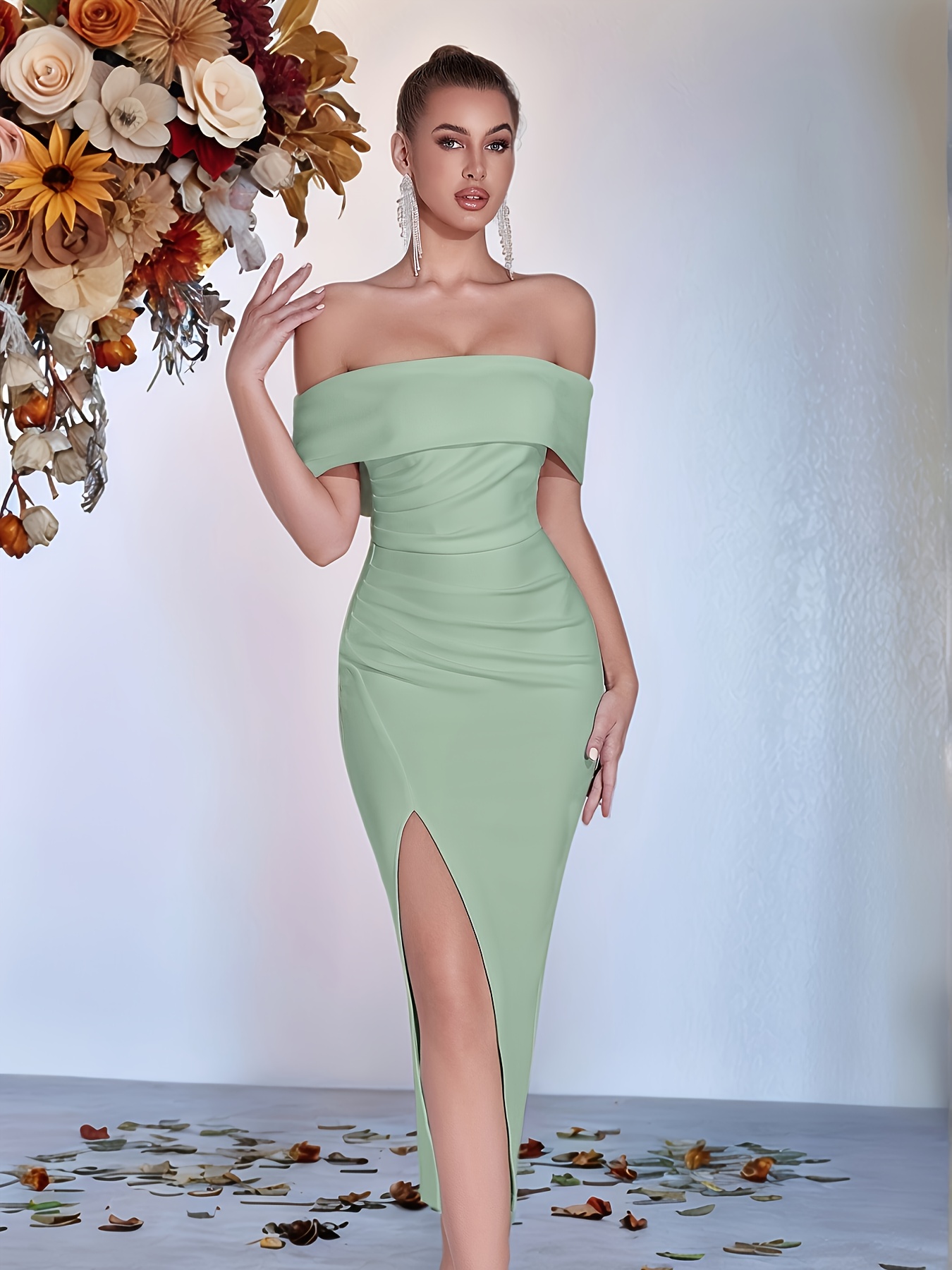 bodycon gala dresses Calle Bodycon Sequin Maxi Dress | Navy| Party