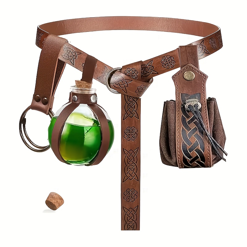 E-shop 4-teiliges Halloween Renaissance Wikinger-Set für Cosplay Mittelaltermärkte - Cosplay