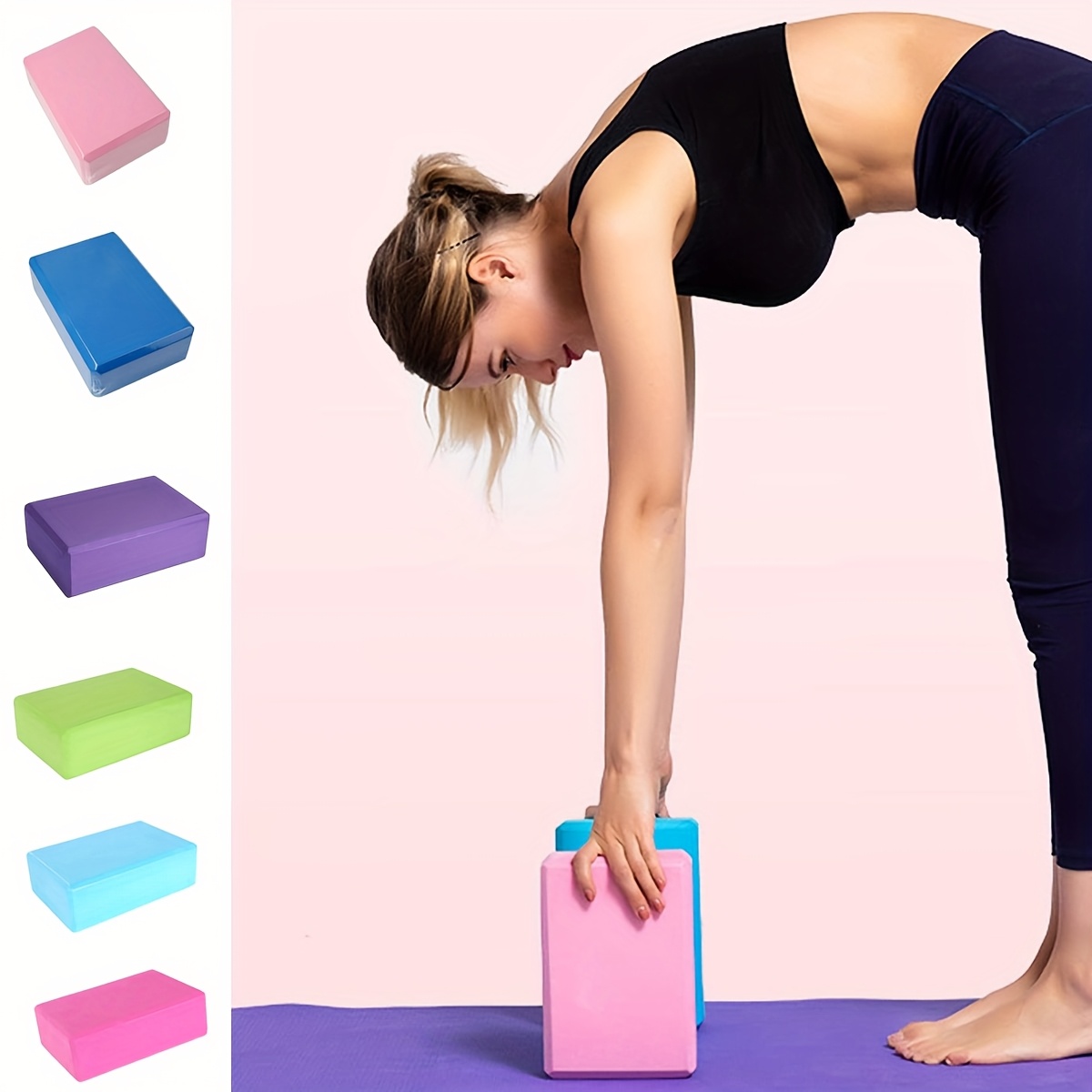 1pc lightweight high density eva foam yoga mat high quality Temu