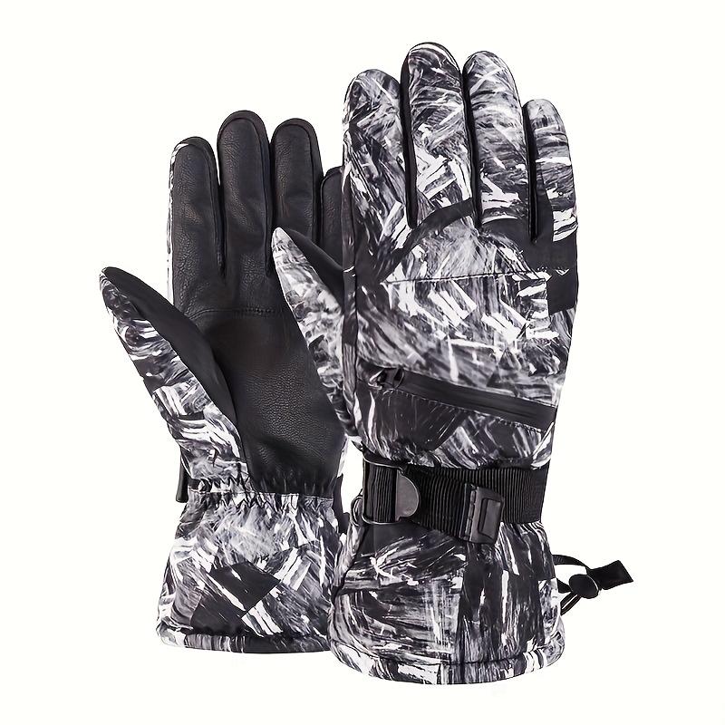 A Pair of Premium Winter Gloves for Men And Women, Designed for Professional Skiing And Outdoor Cycling, Providing Warmth for Winter Biking. These Couple Gloves Make a Great Holiday Gift for Parents, Suitable for Halloween, New Year
