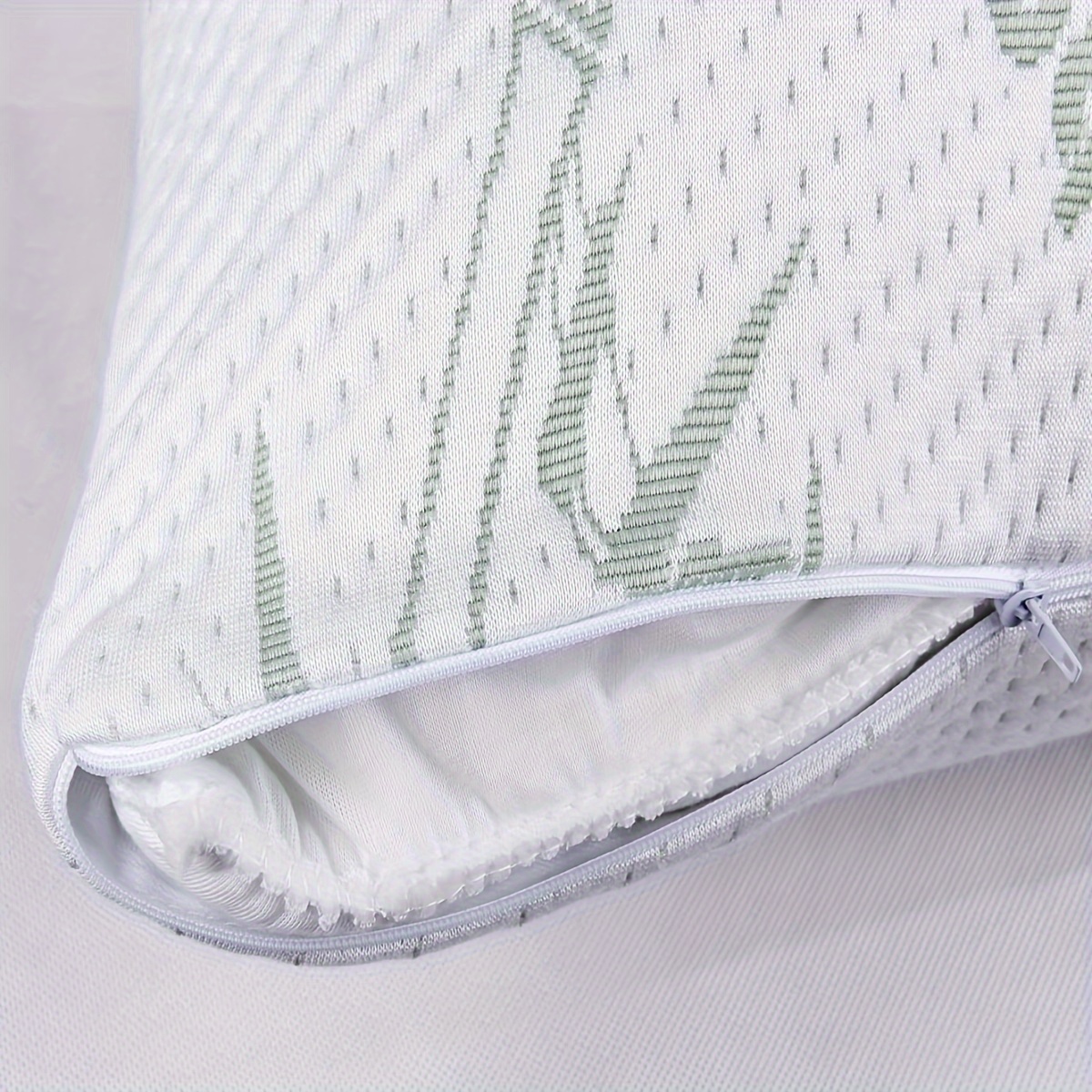 cooling bamboo viscose waterproof pillowcase with zipper insect resistant hotel quality fabric 20x30 inches details 8