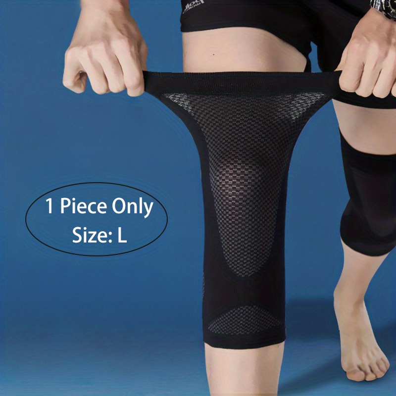 TEMU 1pc Breathable Knee Brace For Men And Women, Ultra Thin Light Knee Compression Sleeves Made Of High Elastic Fibric For Workout, Exercises.