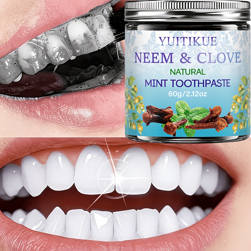 Neem And Clove Tooth Powder, Natural 0% Added Toothpaste