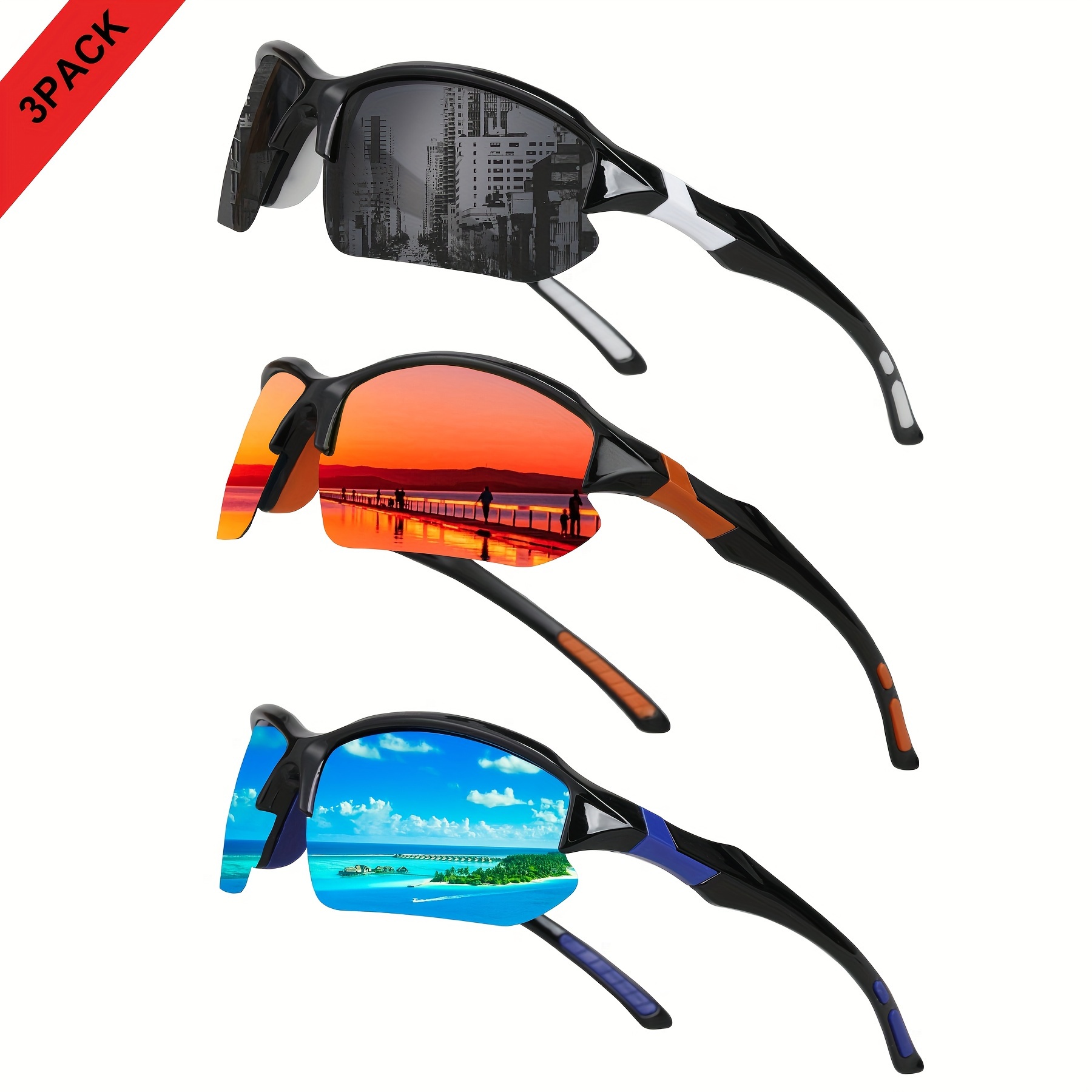 Men Women Polarized Sports Sunglasses Cycling Fishing - Temu United Kingdom