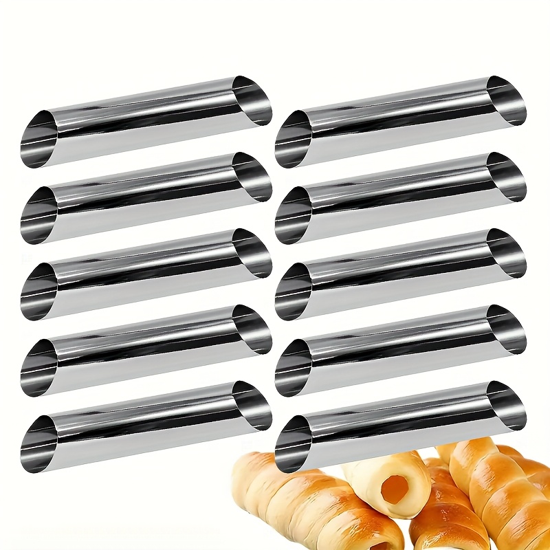 E-shop 10/15/-teiliges Edelstahl-Backformen-Set, geeignet für , Windbeutel, Blätterteig andere Speisen. Ideal für Zuhause, Küche, Restaurant, Hotel