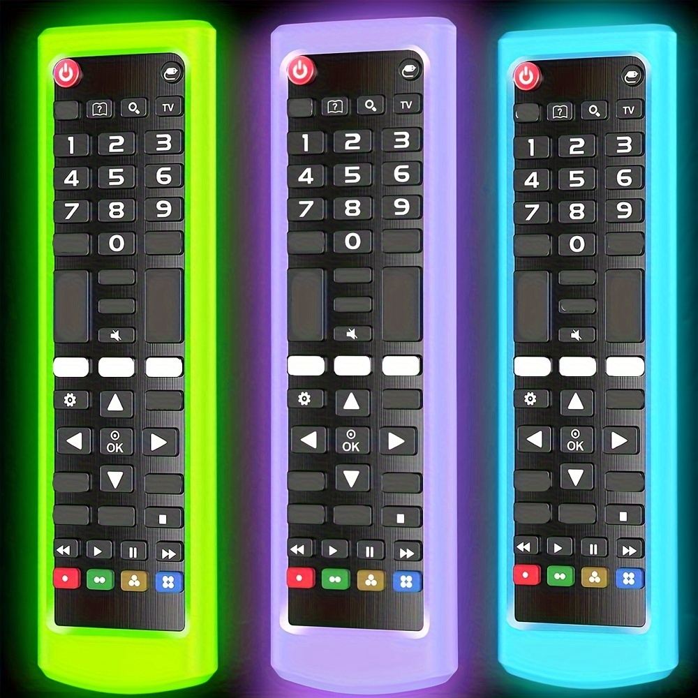 

Silicone Remote Cover Akb Series - , Non-slip Grip Protector Case - Stylish Accessory For Tv, Recorder, Home Theater