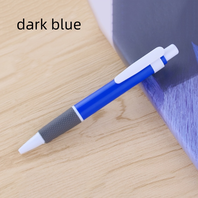 Image of 4pcs/10pcs 0.5mm Push-button Round Ballpoint Pen Set, Large Capacity, Writing Performance. A Neutral Pen Suitable For Use And Offices