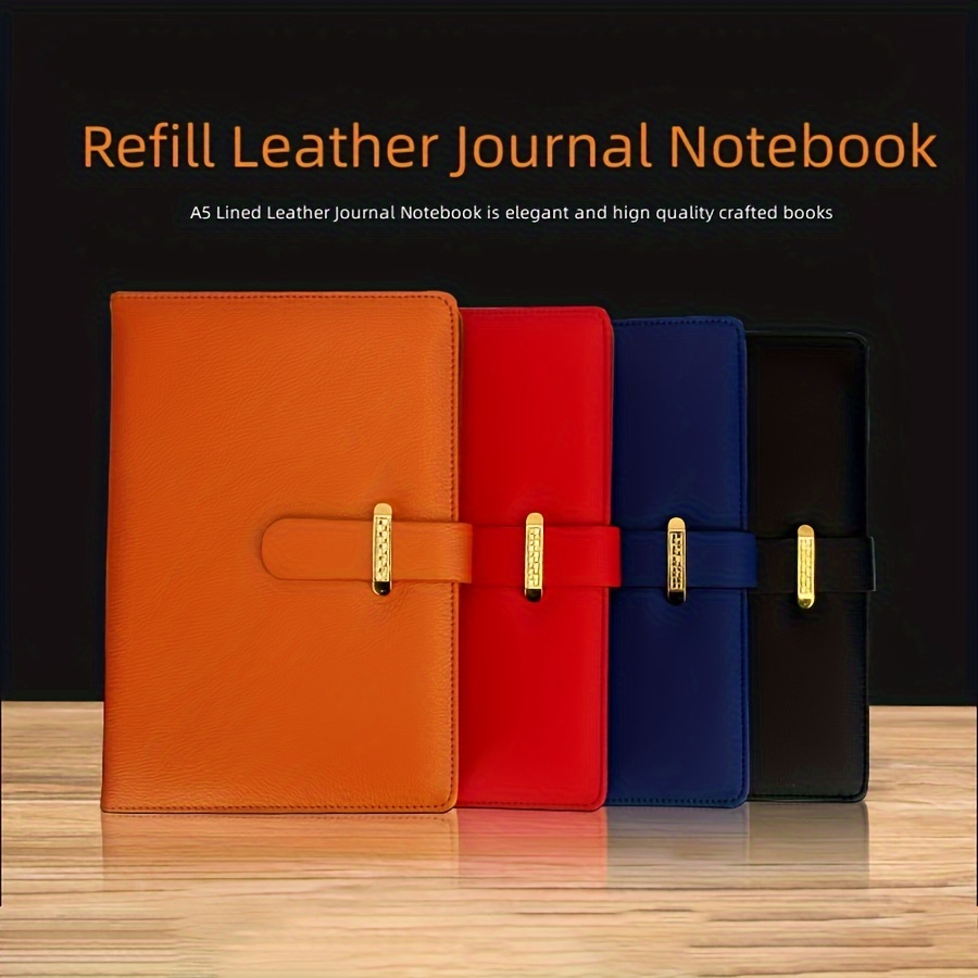 A5a6 Leather Journal Notebook Refillable Classic Regionname 5430