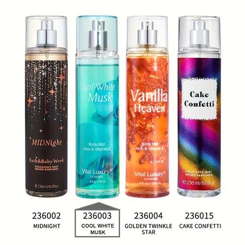 perfume body spray for women body spray 236ml womens body mist long lasting floral and fruity bottle