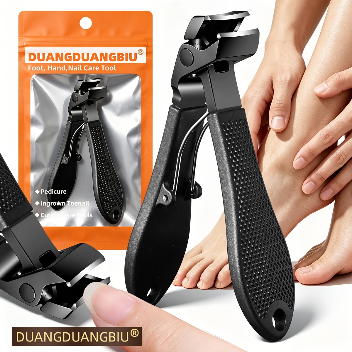 Angled Head Toenail Clippers for Thick Toenails