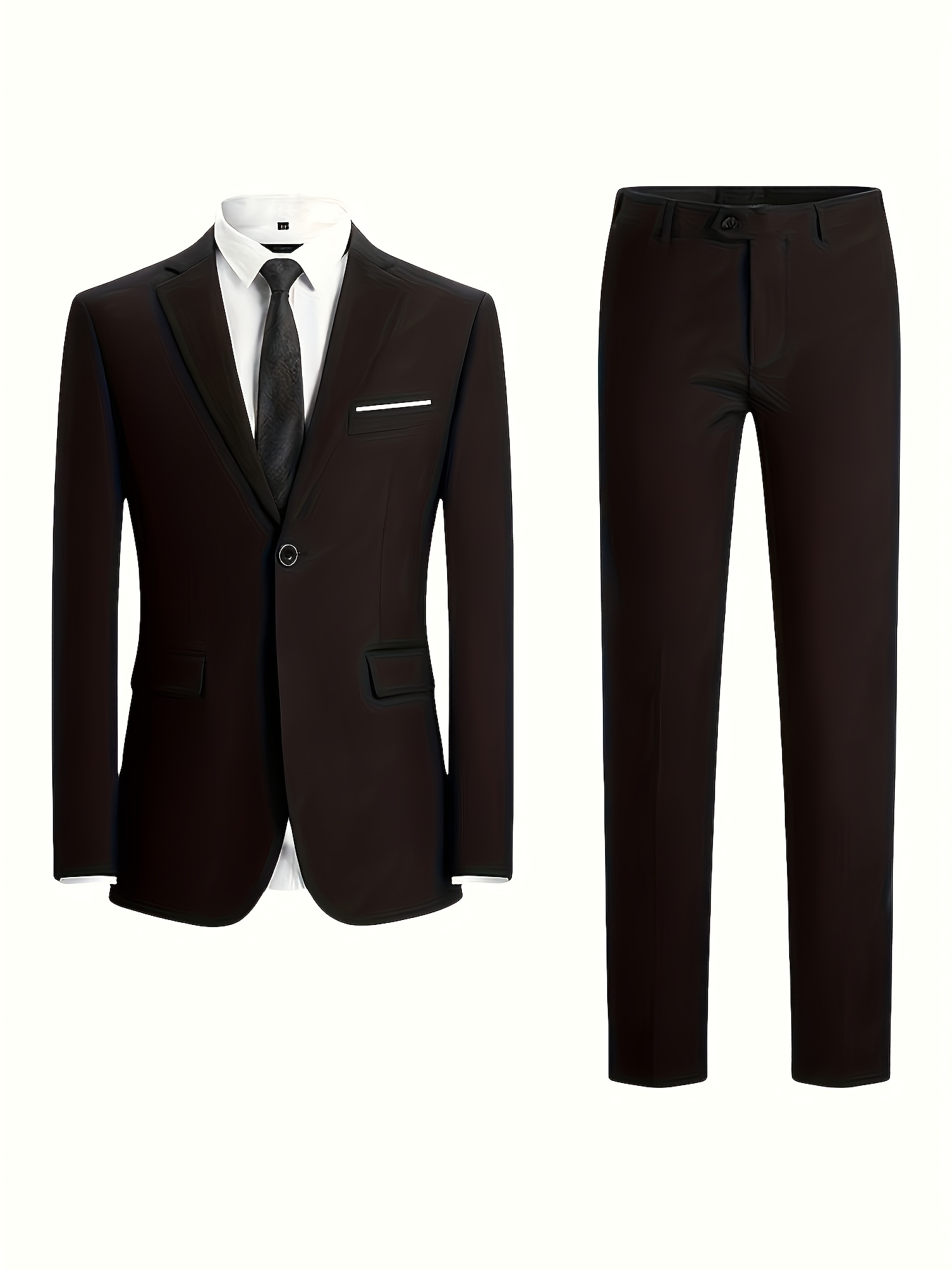 Men'S 3pcs Suit, Including a Blazer, Vest, And Trousers, Stylish And High-Quality.