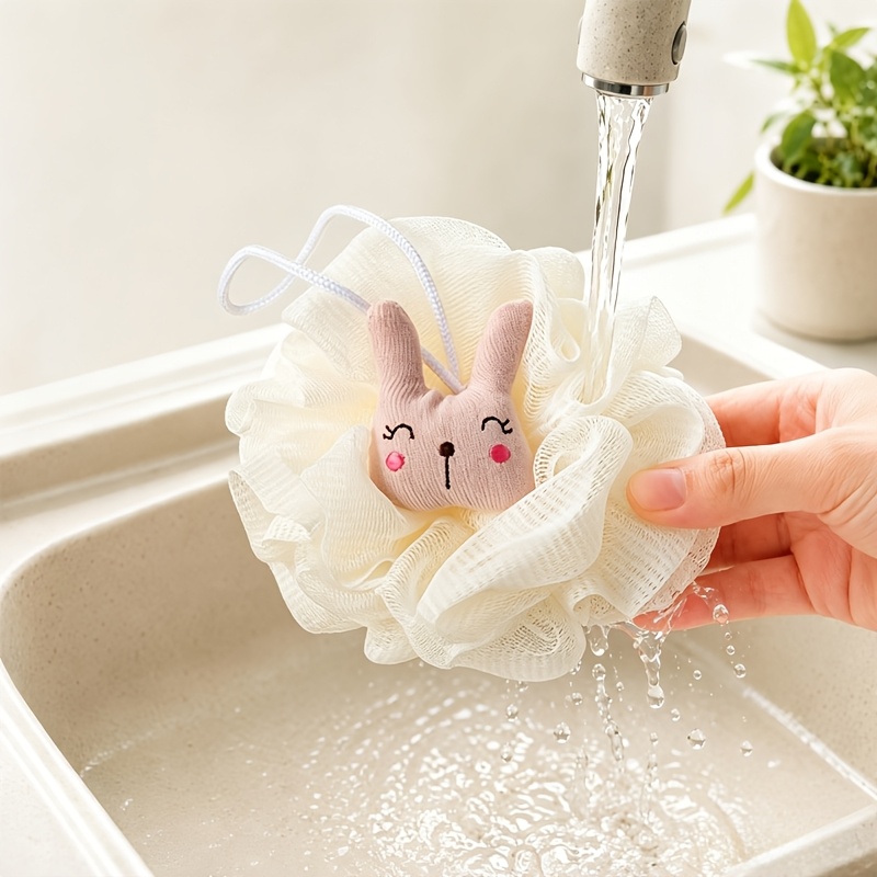 Cute Cartoon Bath Ball, Soft Foaming Bath Essential