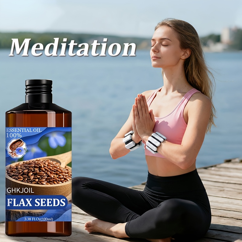 GHKJOIL Flaxseed Essential Oil for Moisturizing Skincare