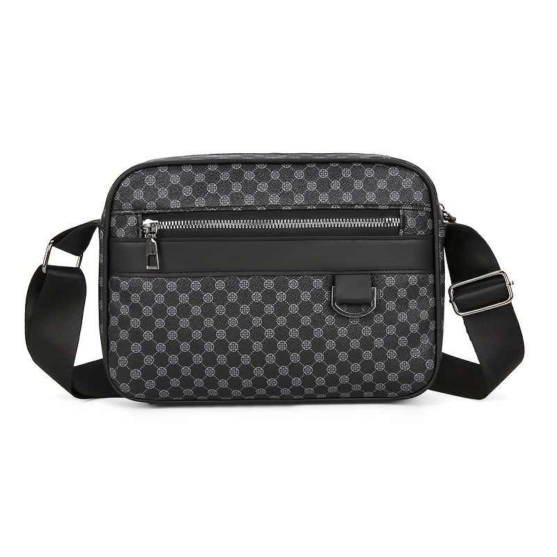 Image of Men's Crossbody Classic Fashion Shoulder Bag, Large Capacity Daily Phone Storage Pouch, Bag