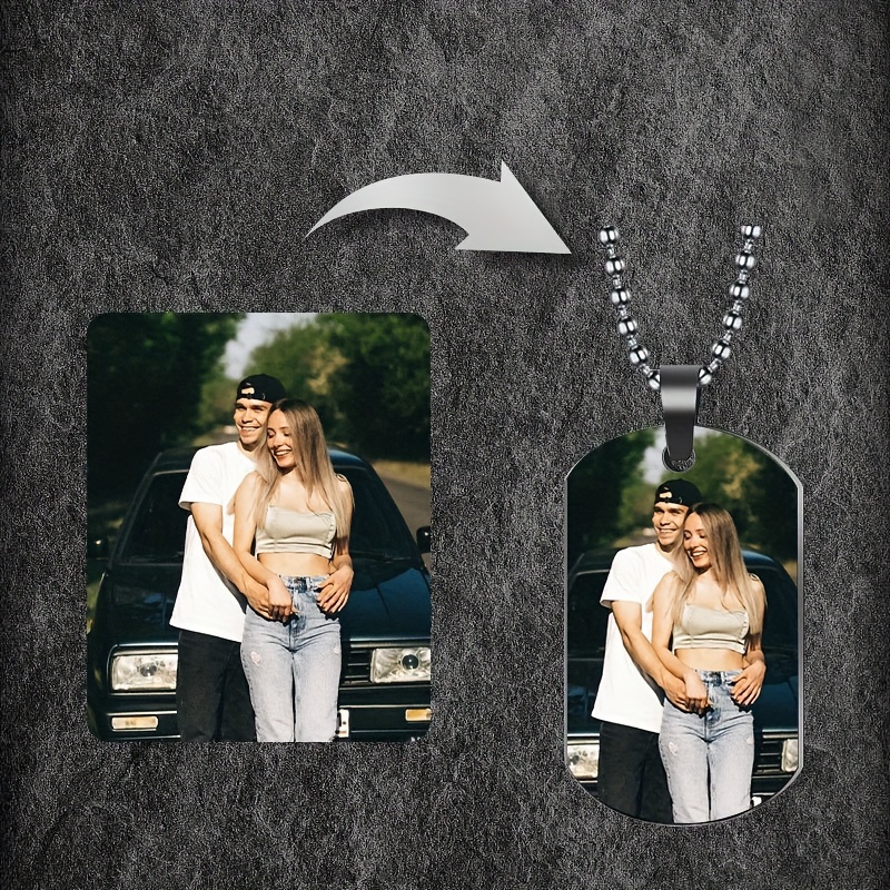 

Custom Engraved Stainless Tag - Couples & Families, Unique Christmas Gift Idea