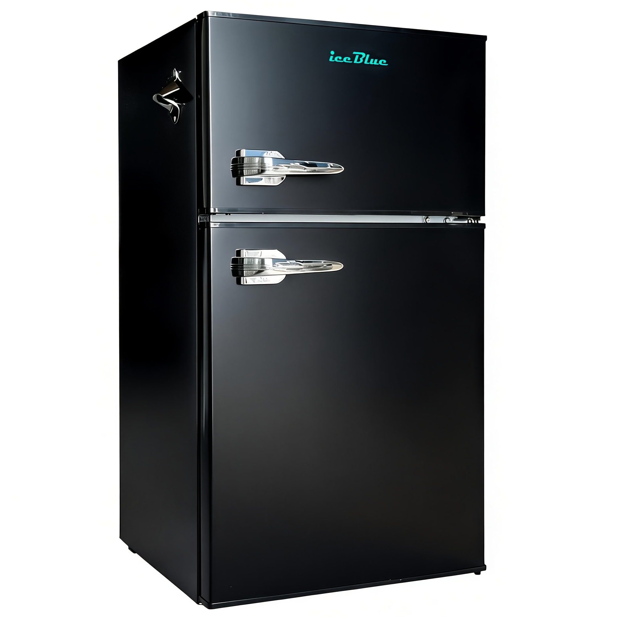 3 1 cubic feet compact fridge featuring a freezer double door design adjustable temperature settings and a retro style ideal for home kitchen   apartment mini fridge