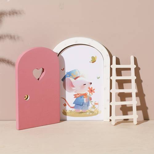 puerta de de madera con diseño de dibujos animados, decoración de escalera para adornos de puerta de , decoración con de , accesorios fotográficos conmemorativos, regalos de navidad, halloween y