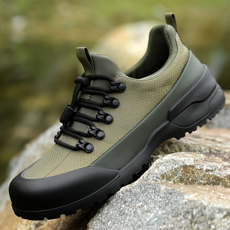 TEMU Sneakers, Men's Anti-slip Skateboard Shoes, Durable And Breathable Hiking Shoes, Ideal For Outdoor Activities, Hiking, Camping, And Daily Wear,