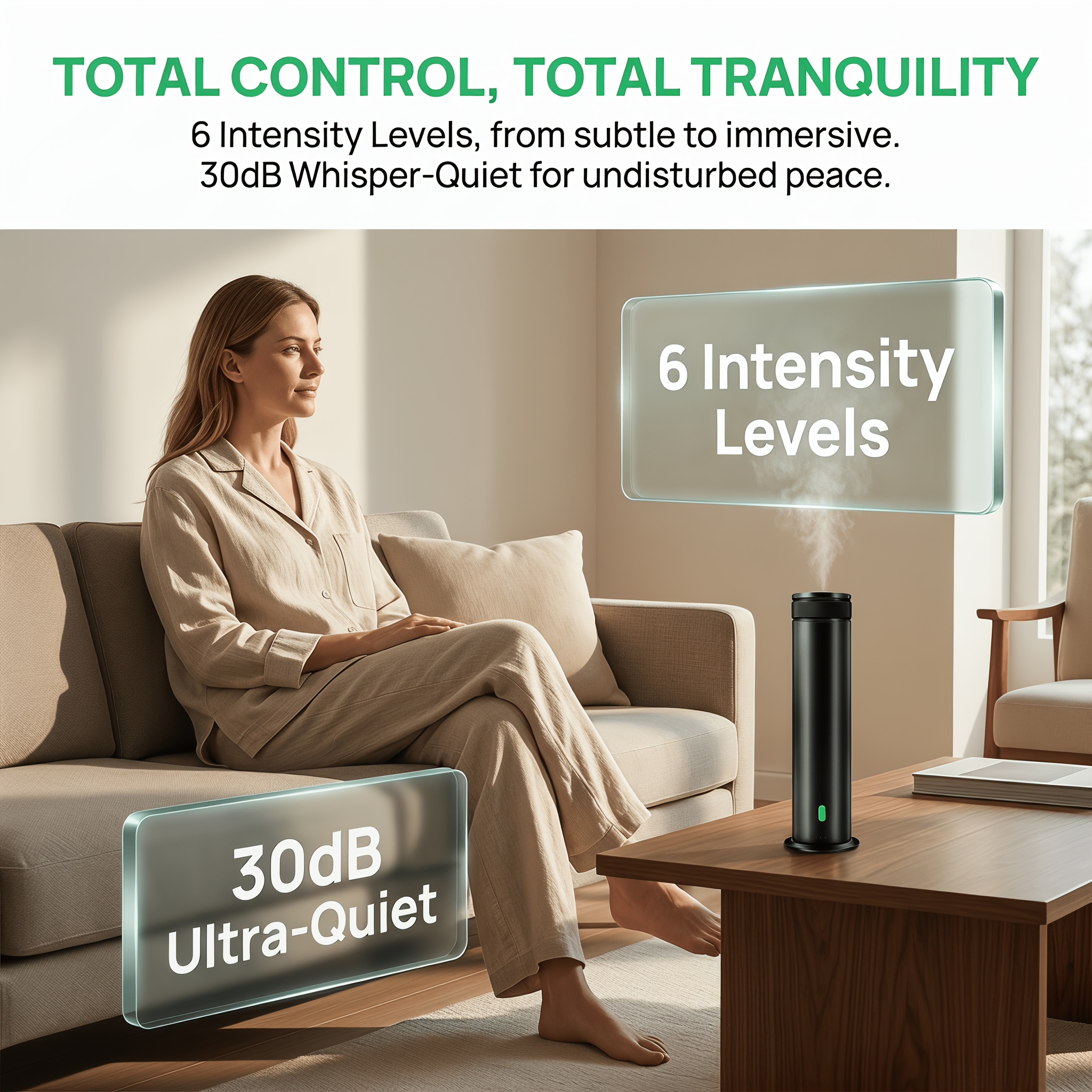 Cylindrical Commercial Aroma Diffuser, Automatic Fragrance Sprayer