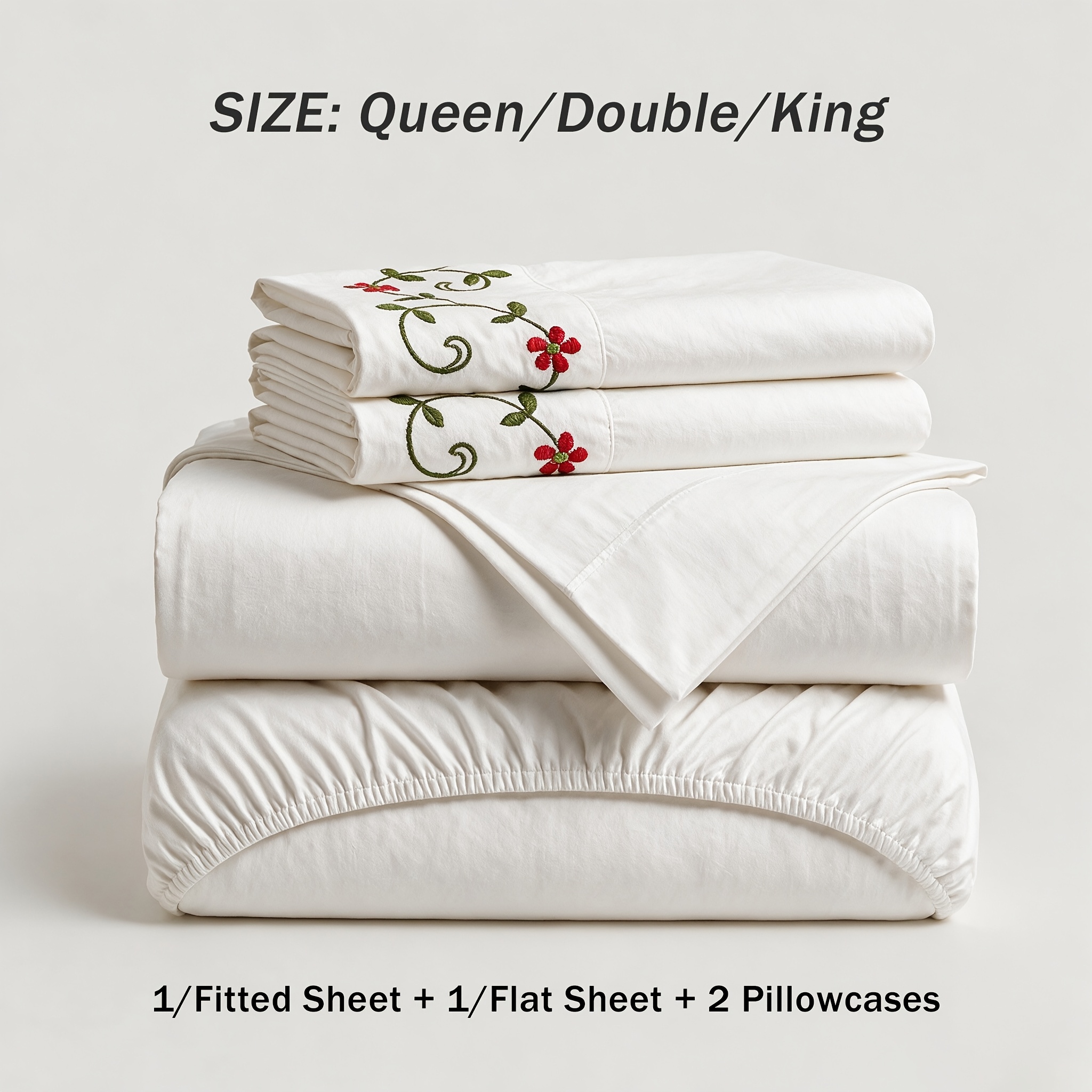 TEMU 3/4bamboo Bed Sheets Set - 3/4pcs Ultra Soft & Breathable Shrink-resistant Bedding (1 Fitted Sheet, 1 Flat Sheet, 2 Pillowcases) - Deep Pocket