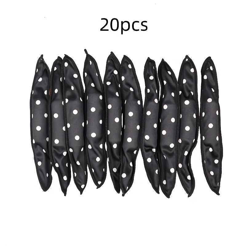 TEMU 20pcs Flexible Heatless Hair Curlers For Overnight Hair Rollers - Hair Rollers For Natural