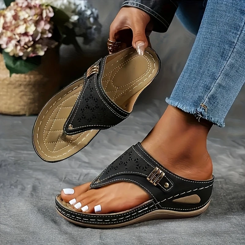 stylish womens slide sandals purple upper with golden bead accents comfortable heel round toe design breathable fabric non slip rubber sole for casual semi formal wear ladies shoes and sandals durable traction footwear everyday slides elegant slides soft lining fashionconscious women details 3