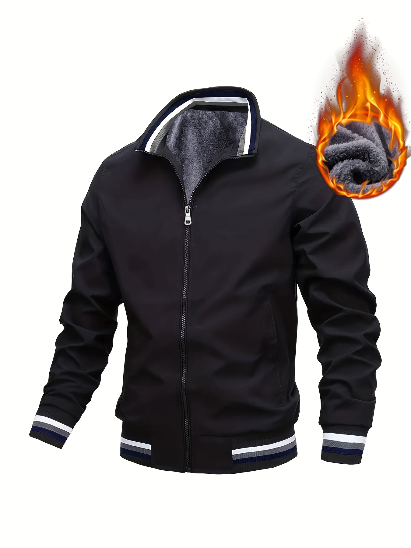 jaqueta masculina de roupa externa para Temu Brazil