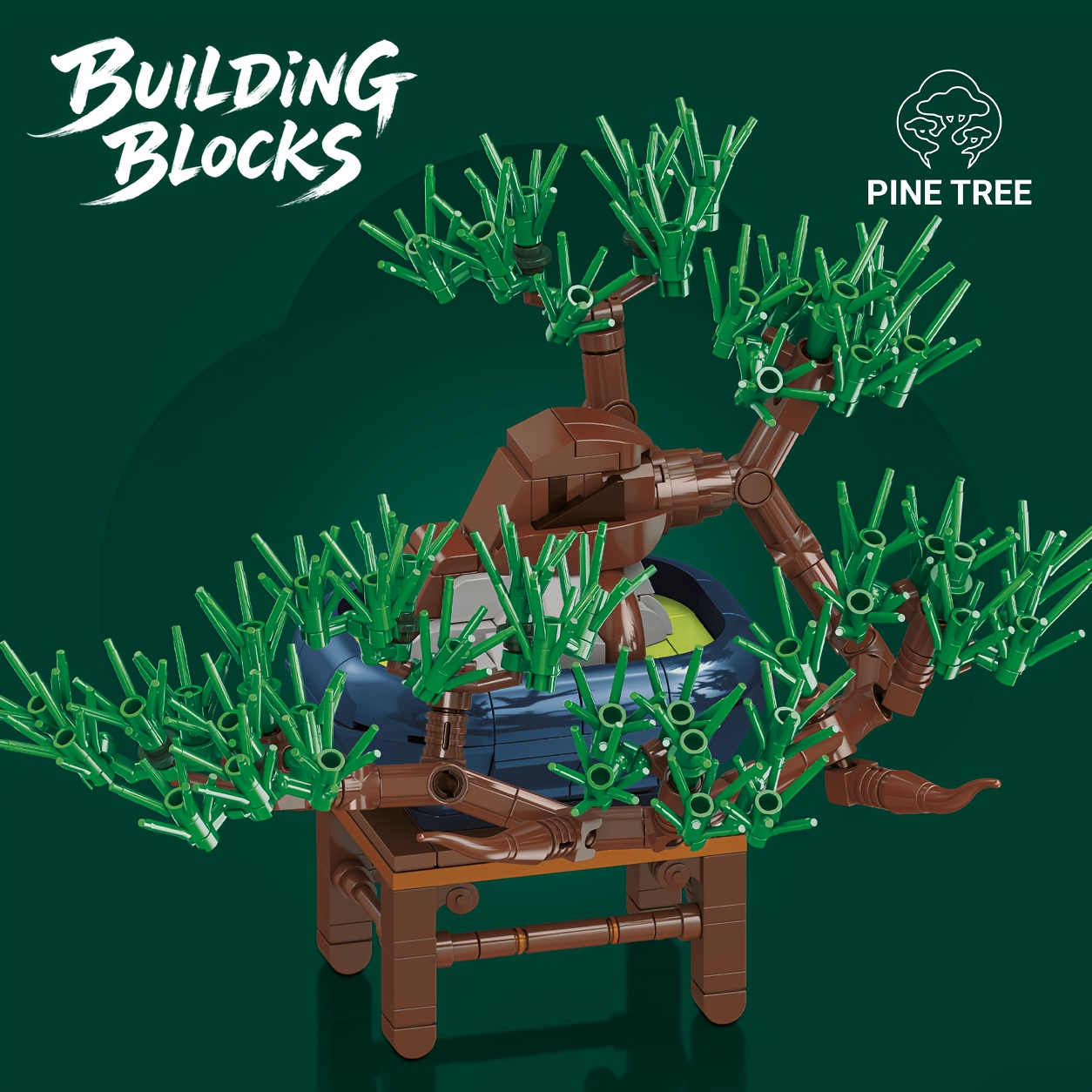 New Potted Ornament Building Blocks, Floral Designs