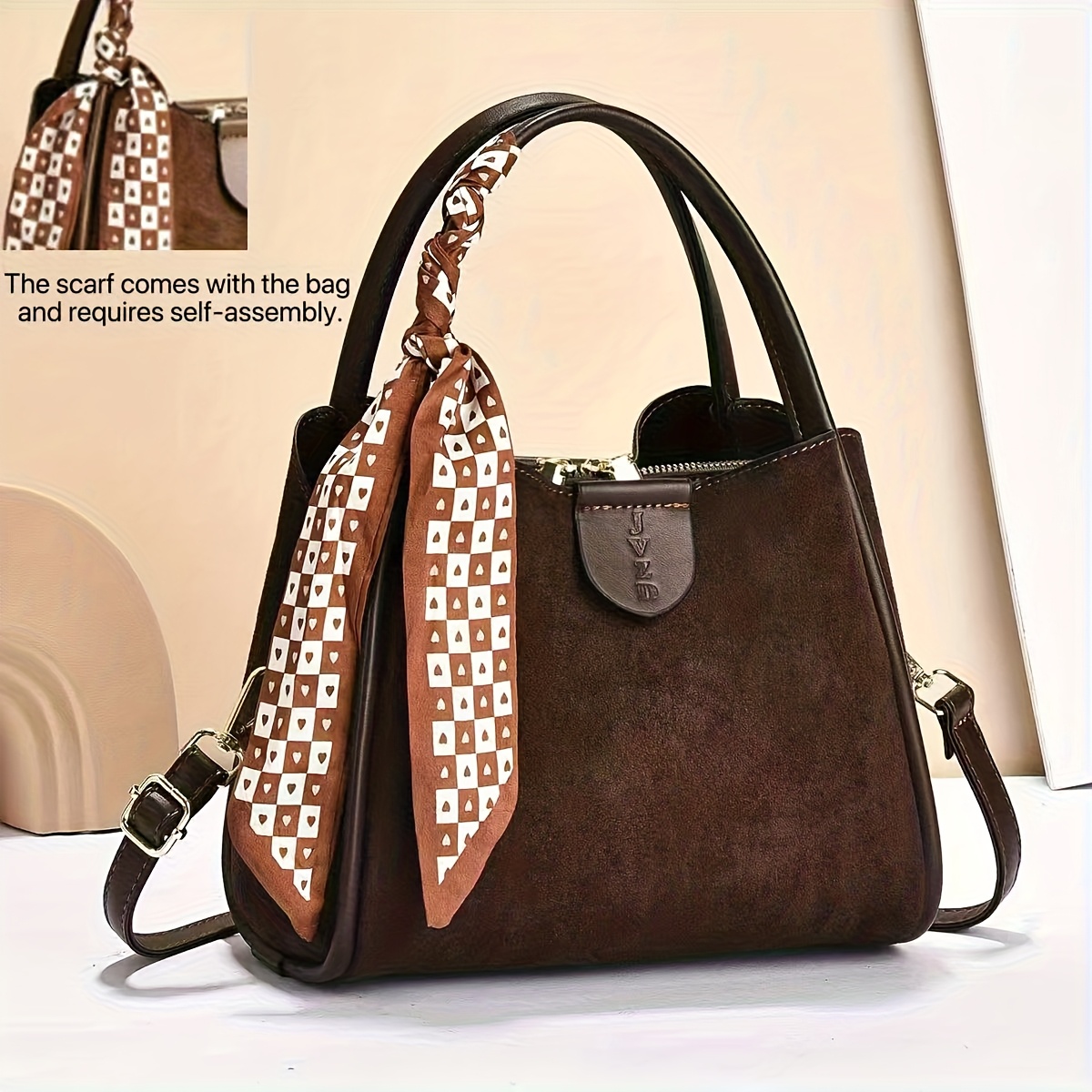 TEMU -like High-quality Women's Bucket Bag, New Season Fashion Vintage Elegant Ladies Handbag, Versatile Classic Practical Large Capacity Lightweight