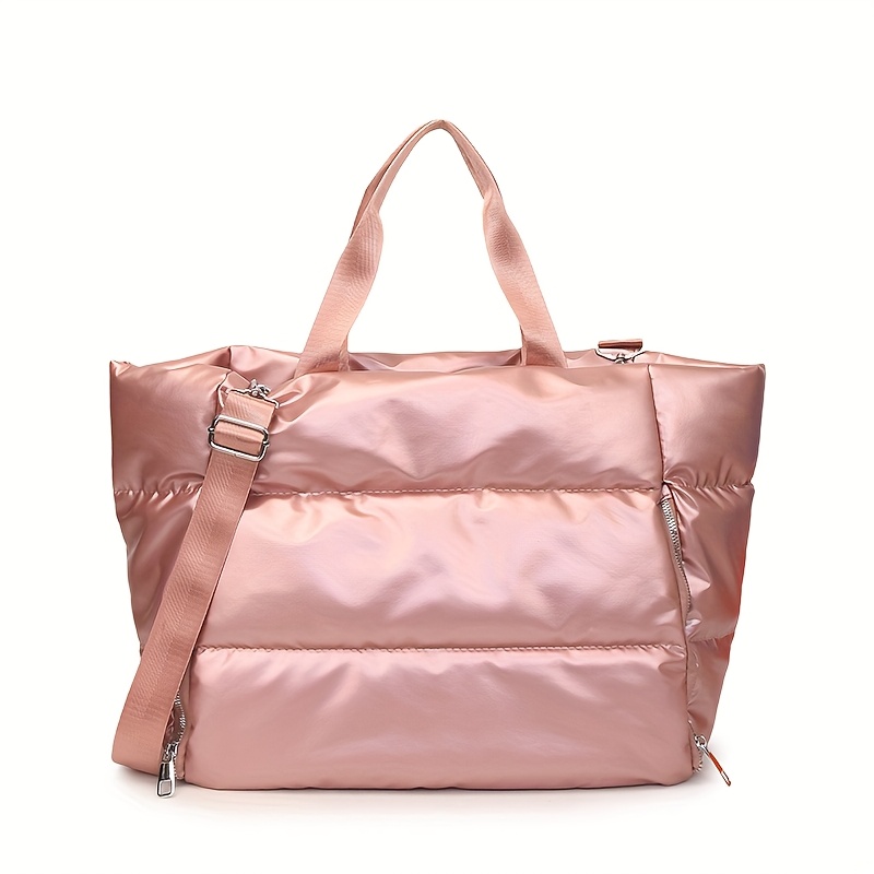 TEMU Borsa da fitness portatile a tracolla di grande capacit�, borsa da viaggio con separazione asciutto/, tappetino , borsa per viaggi
