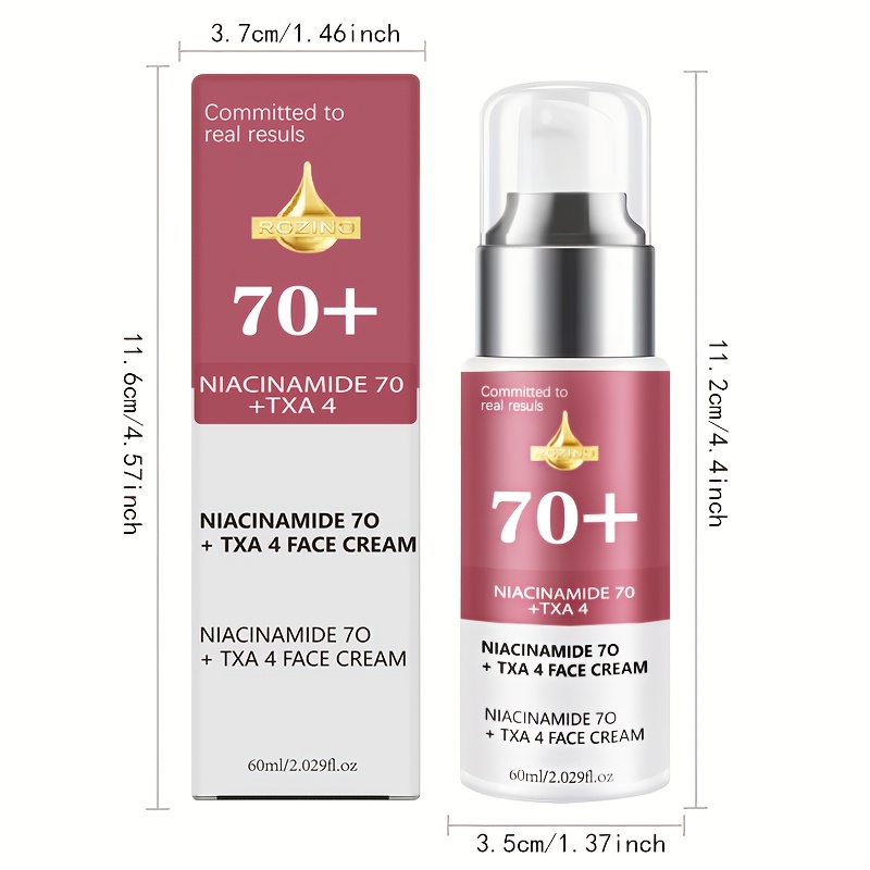 Cremă Instant cu Niacinamidă și Acid Hialuronic pentru Lifting și Fermitate, cu Colagen, pentru un Aspect Mai Ferm al Pielii Faciale, Fermitate Puternică, Hidratare Profundă și Hrănire a Pielii Faciale, Spune Adio Securității și a Pămâii, Potrivită pentru Toate Tipurile de Piele