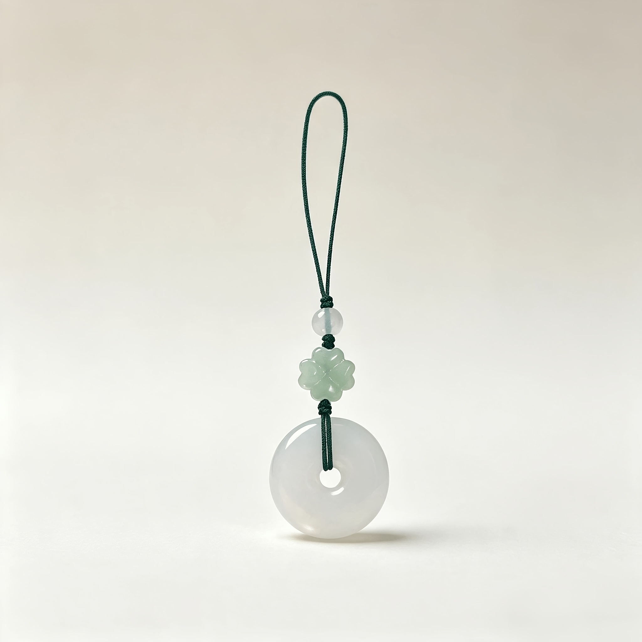 TEMU Cordon de téléphone artisanal en corde tressée, cercle, à , accessoires de sac, ornement de bureau, décorations suspendues, cadeaux de fêtes