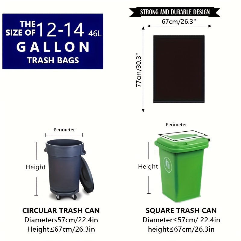 95 Gallon Trash Can & Garbage Bags