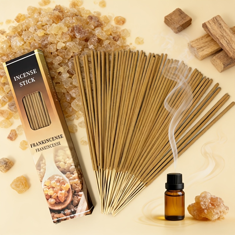 Image of Frankincense Fragrance Stick, Frankincense Flavor, Incense, Drives Away Negative Energy, For Good Luck, Suitable For Yoga, Meditation, Spa Use Fragrance