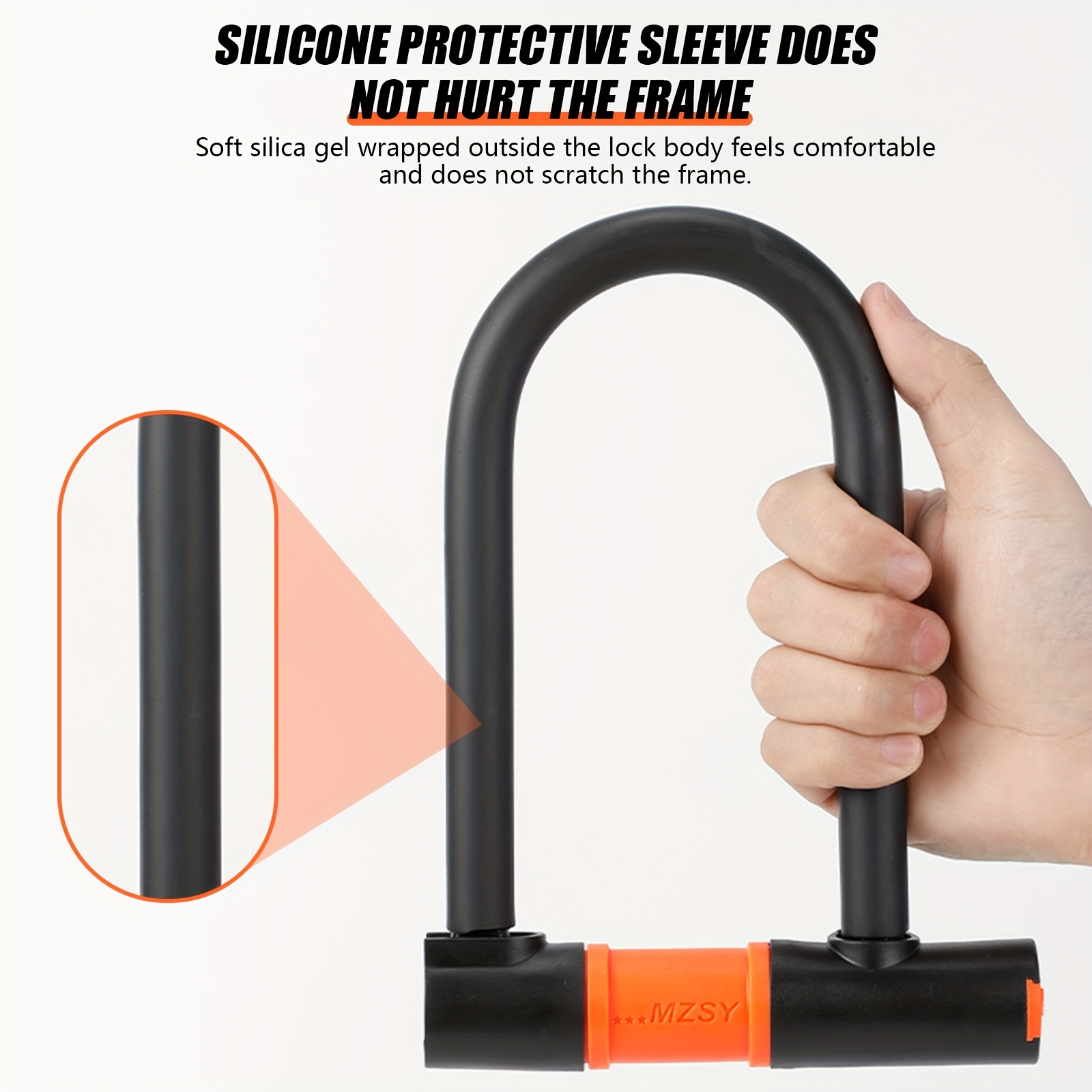 heavy duty titanium alloy u lock bicycle anti hydraulic anti