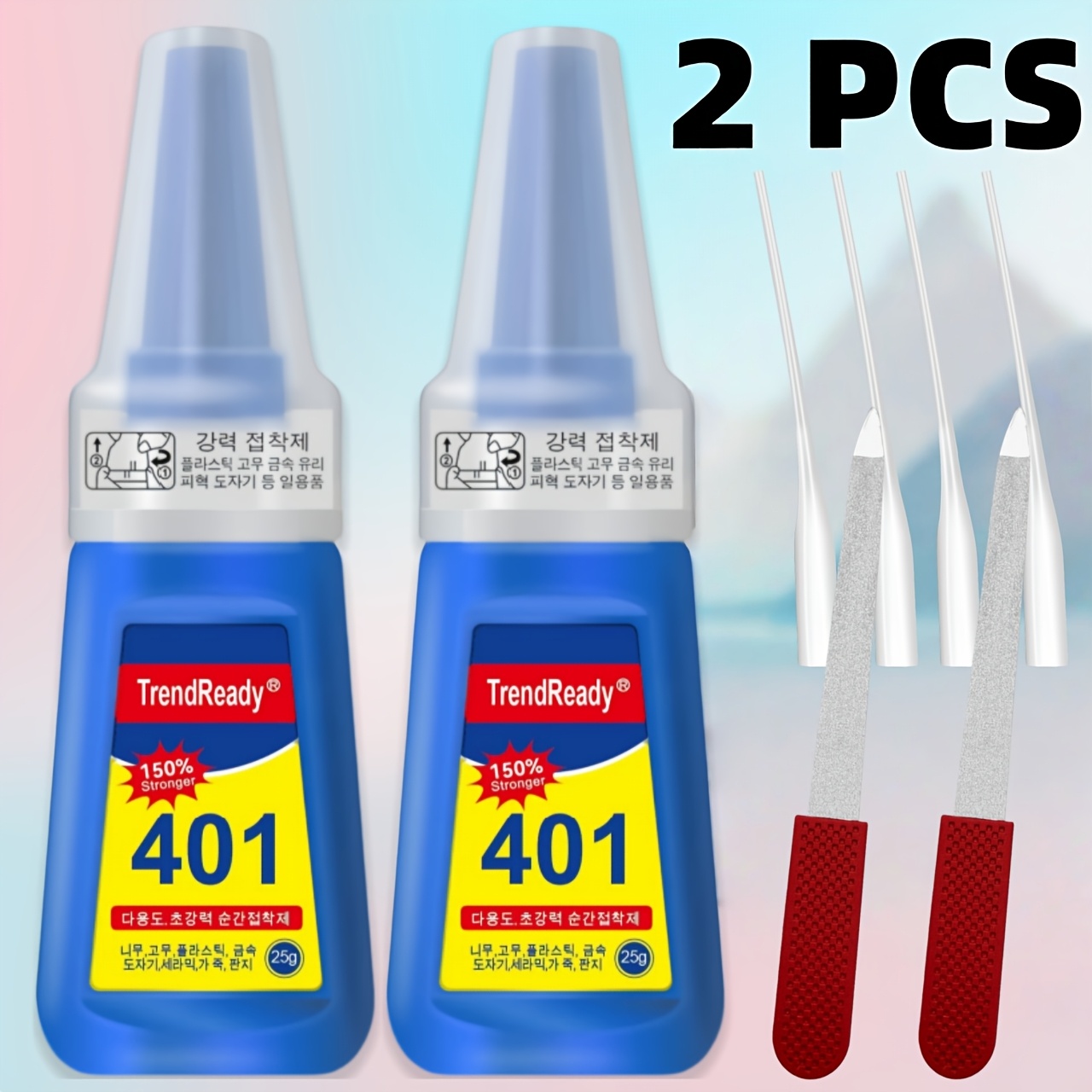 TEMU 4/2pcs Heavy Duty Glue For Everything, All-purpose, Fast Drying, Clear,, Glue, Wood Glue, Metal Glue, Craft Glue, Extra Hold Nail Glue Super