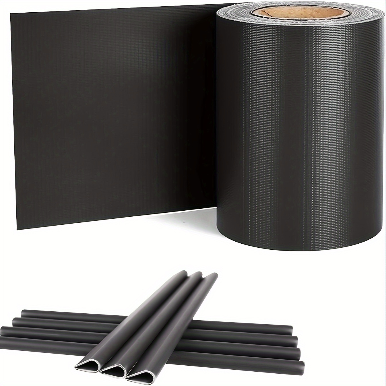 

70 M X 19 Cm, Pvc Privacy Screen Strips For Double Rod Mats, Double Rod Mat Fence, Opaque Fence Film Including 30 Mounting Clips, Anthracite Film Fence For Garden Fence And Balcony