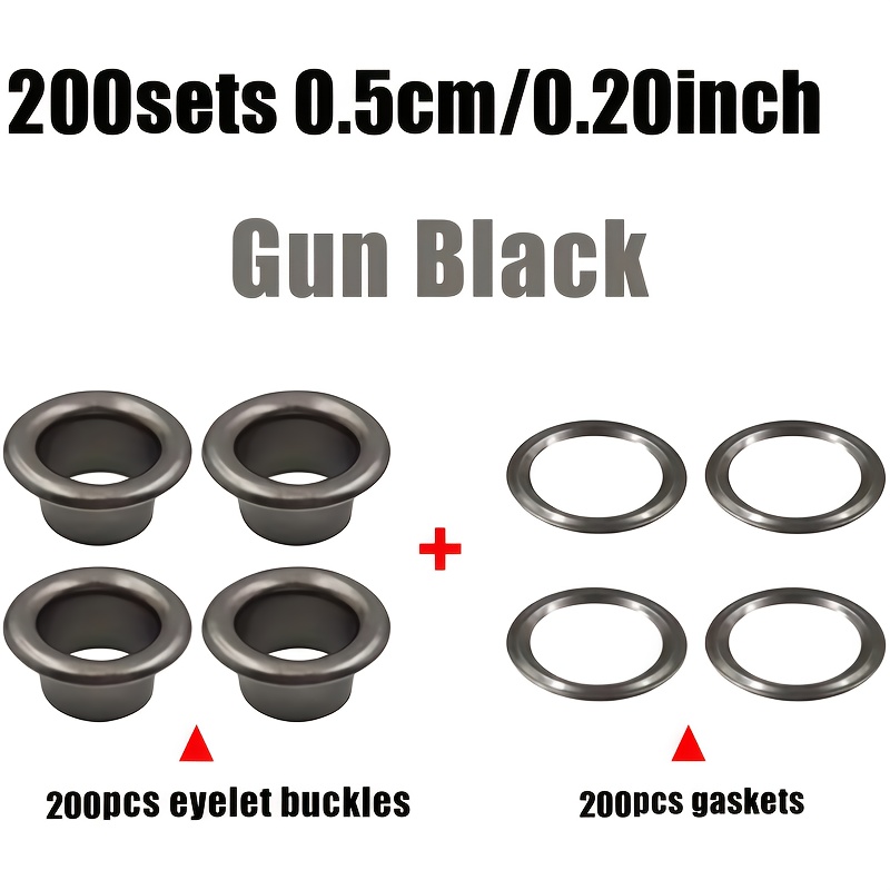 200sets 5mm Copper Material Metal Chicken Eye