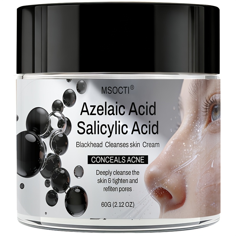 Salicylic Acid/azelaic Acid Pore Care Cream: Cleanses Skin, Hydrates And Moisturizes Dry Skin, And Tightens Pores, And Exfoliates. 60g/2.12oz, Provides A Long-lasting, Refreshing .