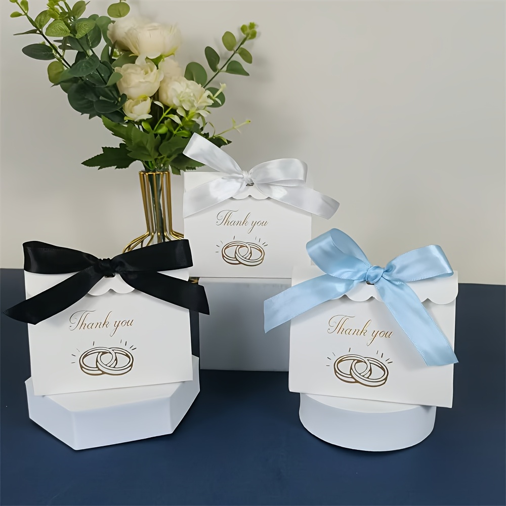 10pcs Creative Mini Thank You Gift Box Packaging